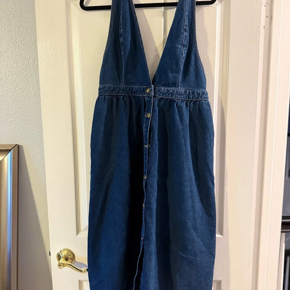 Urban Outfitters Blue Backless Dress - Picture 1 of 5